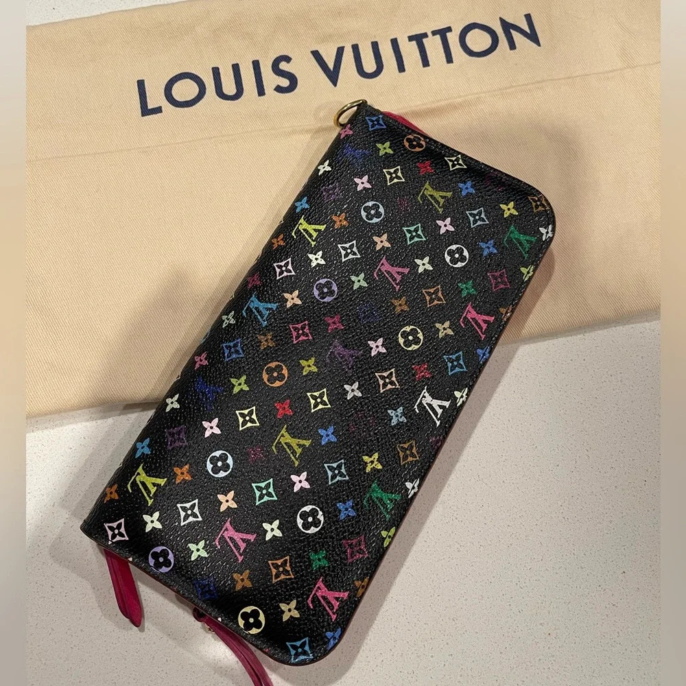 SOLD-Louis Vuitton Murakami Women's Multicolor Monogram Insolite Wallet